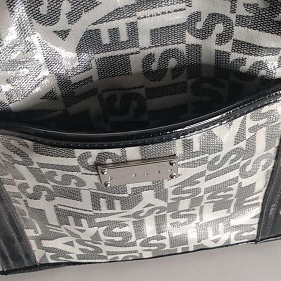 SISLEY Women's Purse 👜 LG Black and Grey - Picture 6 of 13